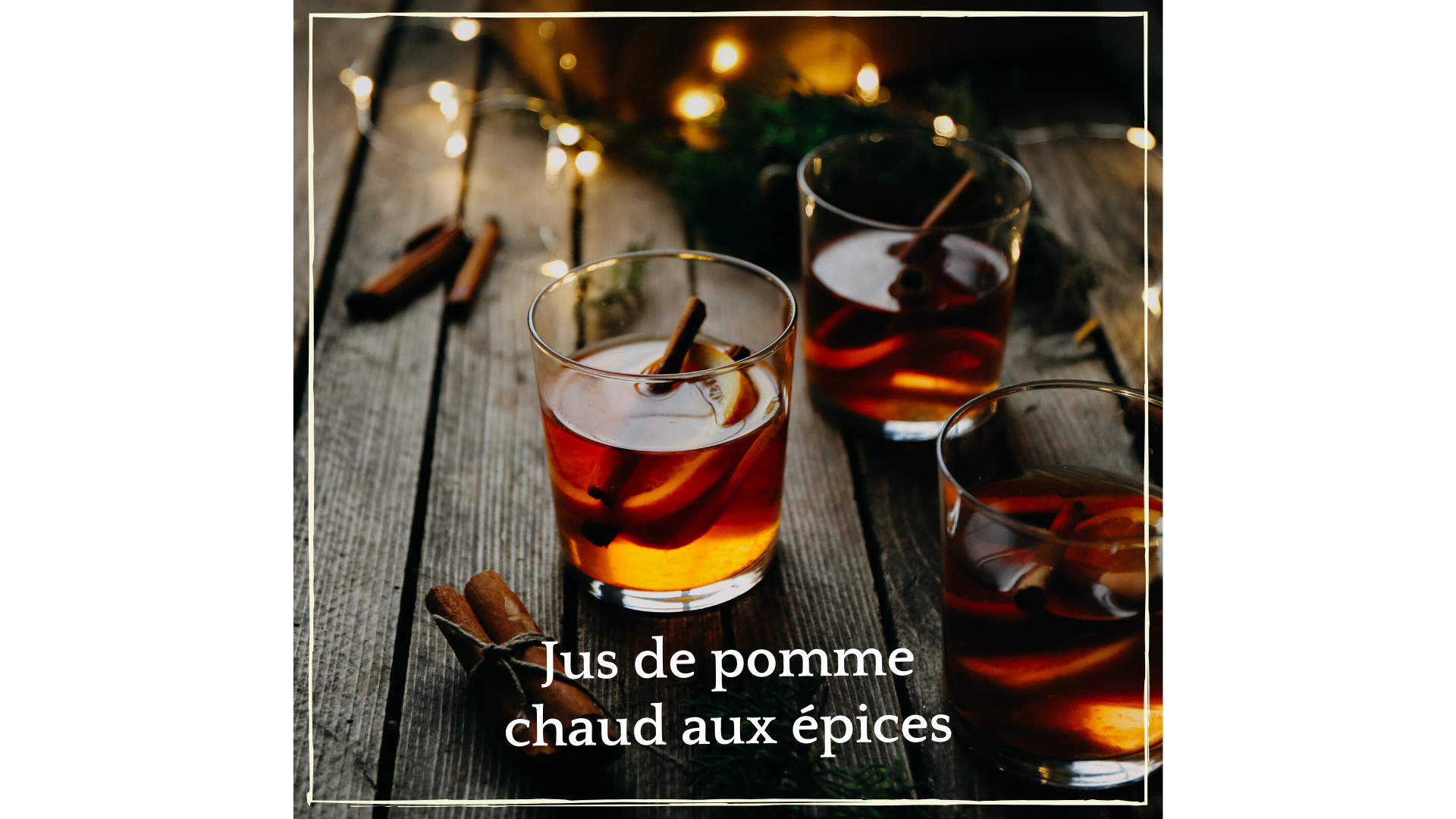 Jus de pomme chaud, l'alternative au vin chaud de Marie